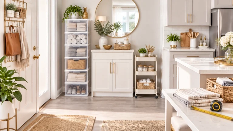 Small Space, Real Order: 7 Home Organization Ideas That Reclaim 30% More Usable Storage
